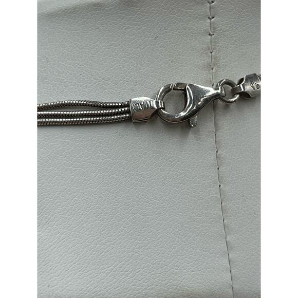 Silpada Sterling Silver Thoreau Multi Strand Ball Necklace Retired N0914 - Picture 8 of 12